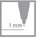 1,0 mm