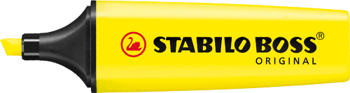 Žlutý zvýrazňovač Stabilo Boss